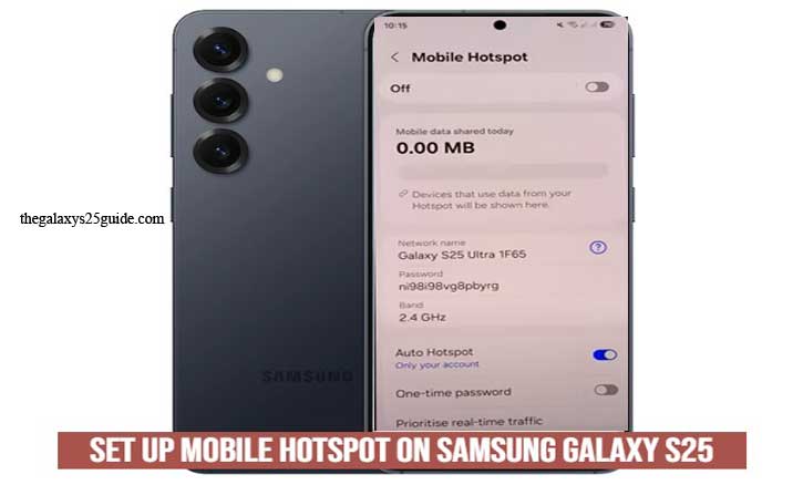how to set up mobile hotspot on samsung galaxy s25