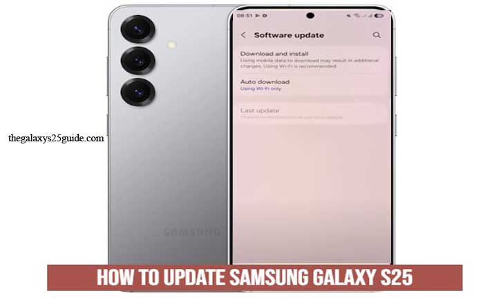 how to update samsung galaxy s25