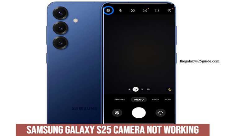 samsung galaxy s25 camera not working
