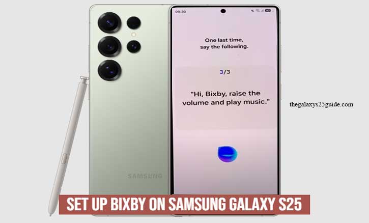 how to set up bixby on samsung galaxy s25